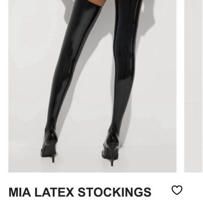 Mariemur Latex Stockings Thigh High Xs/s